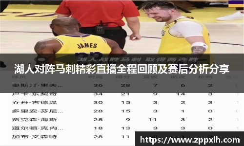 湖人对阵马刺精彩直播全程回顾及赛后分析分享
